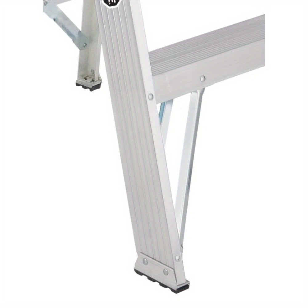 4' Aluminum Ladder, 250 lbs. Durable, Lightweight and Safe, Comes with a Molded Top, Includes a Recessed Tray to Hold All Your Tools