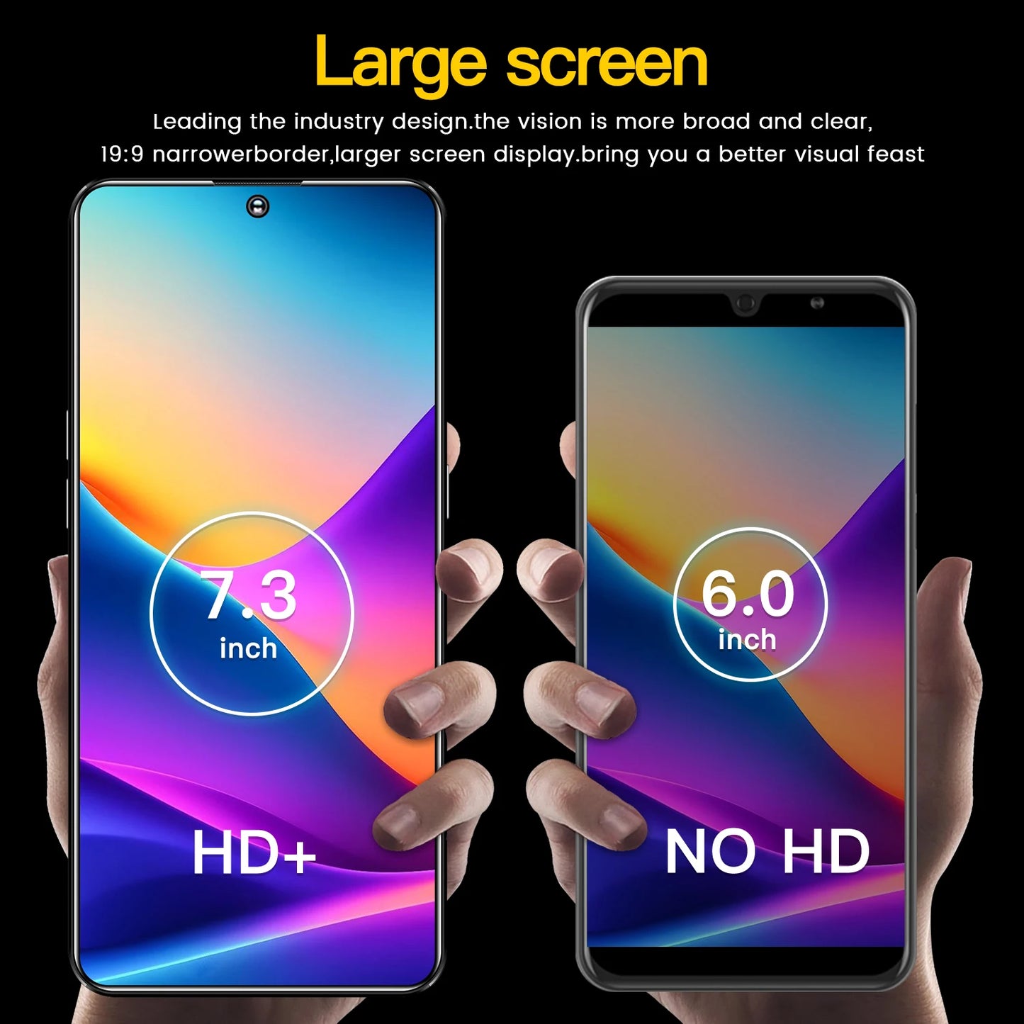 2025 Spark 10 Pro Smartphone 7.3inch Full Screen 4G/5G Cell Phone 16TB+1TB 7800mAh Mobile Phones 108MP Global Version Celulares