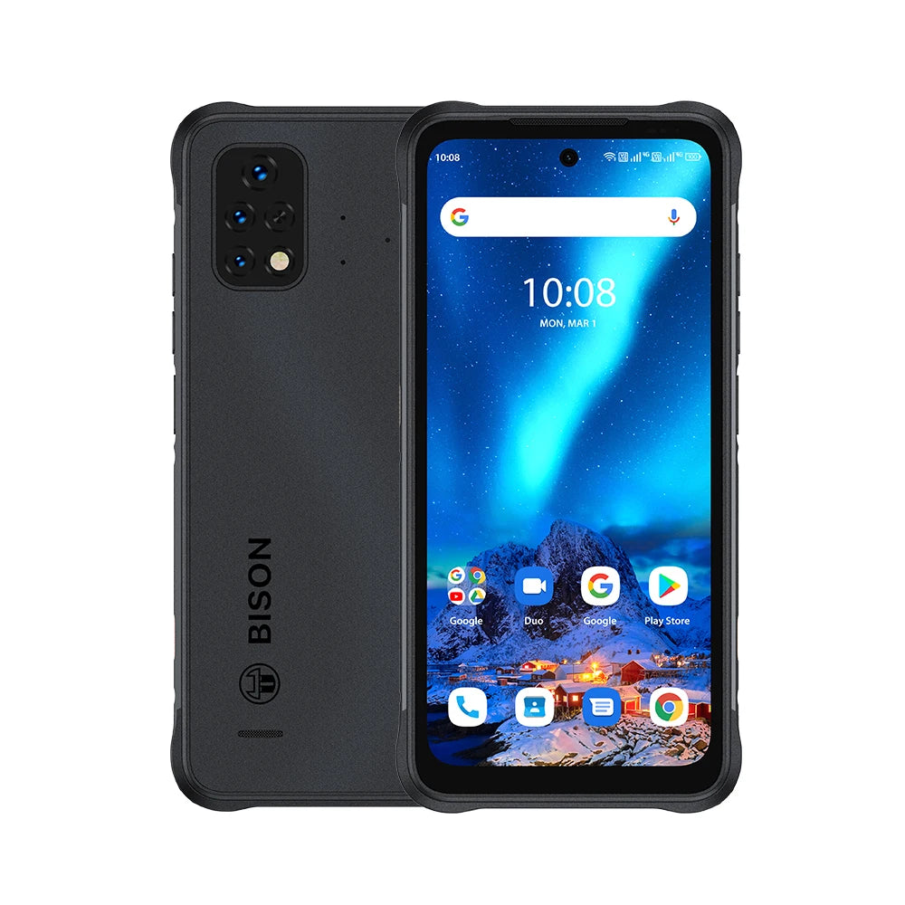 UMIDIGI BISON 2, BISON 2 PRO Android 12 Rugged Smartphone Helio P90 ROM 128GB 256GB Phone 48MP Triple Camera 6150mAh Cellular