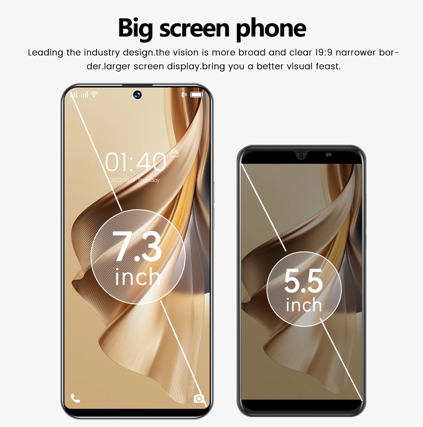 2025 Reno10 Pro+ Smartphone 7.3inch Full Screen 4G/5G Cell Phone 16TB+1TB 7800mAh Mobile Phones 108MP Global Version Celulares