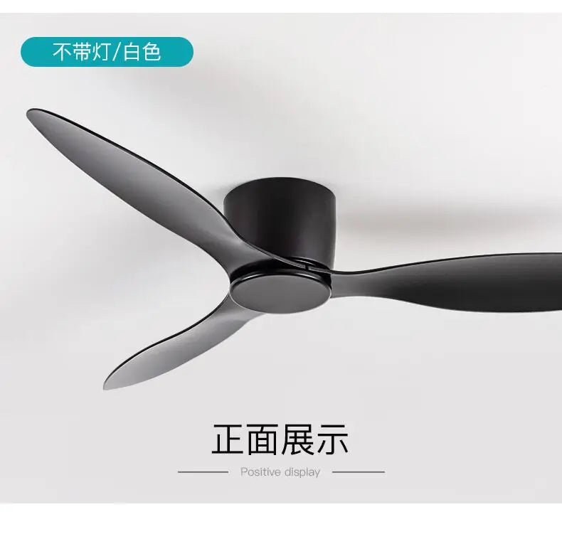 Modern Led Ceiling Fan Without Lights DC Motor 6 Speeds Timing Fans 20CM Low Floor Loft Remote Control Lux&vitae Fan With Lights