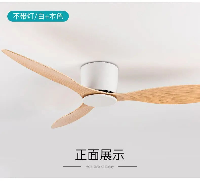 Modern Led Ceiling Fan Without Lights DC Motor 6 Speeds Timing Fans 20CM Low Floor Loft Remote Control Lux&vitae Fan With Lights