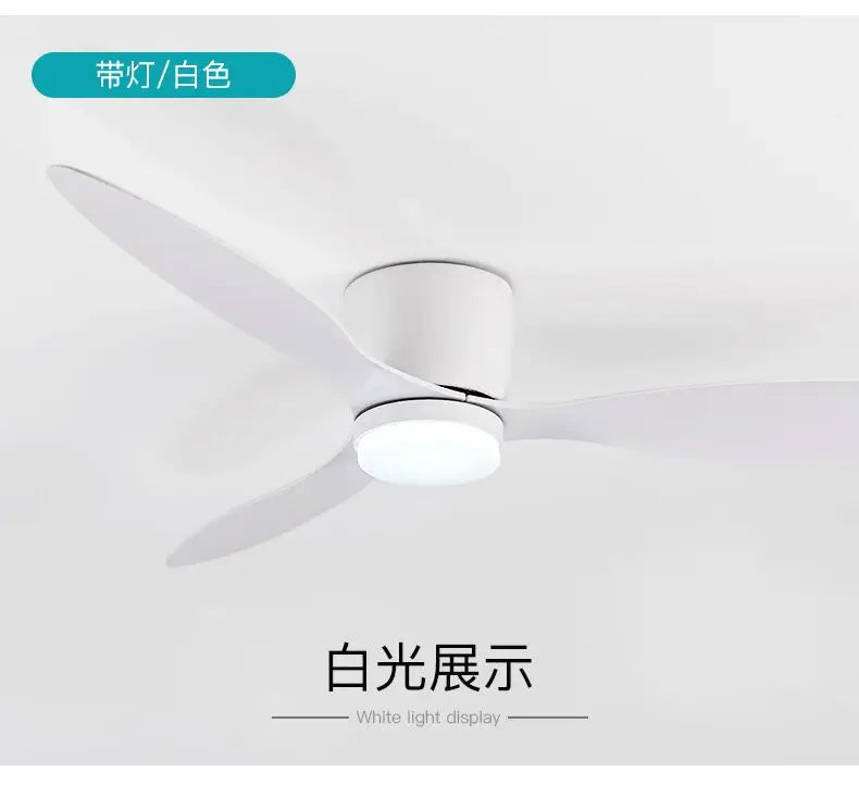 Modern Led Ceiling Fan Without Lights DC Motor 6 Speeds Timing Fans 20CM Low Floor Loft Remote Control Lux&vitae Fan With Lights