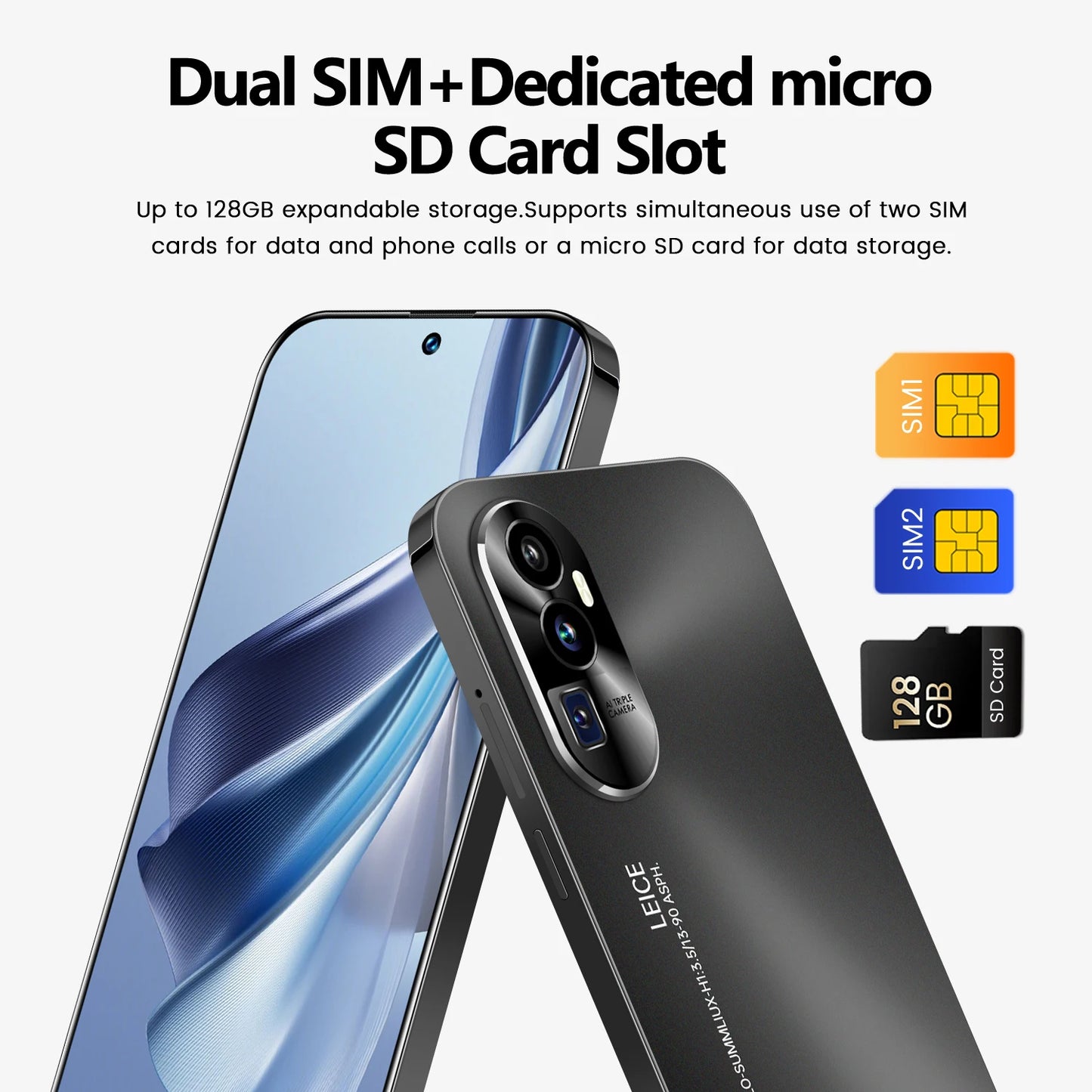 2025 Reno10 Pro+ Smartphone 7.3inch Full Screen 4G/5G Cell Phone 16TB+1TB 7800mAh Mobile Phones 108MP Global Version Celulares