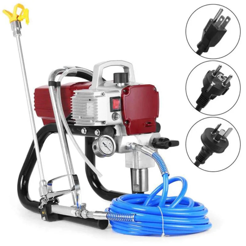 1800W Professional High-pressure Airless Paint Sprayer - Ideal for Contractors