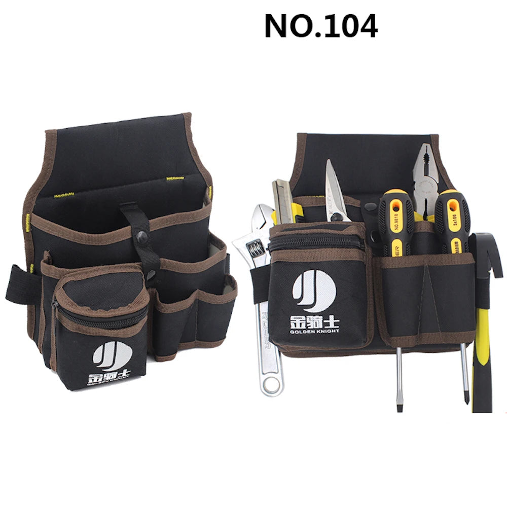 Waist Tool Pack Ample Storage for Electricians Carpenters Contractors Technicians Multiple Pockets Efficient Tool Organization