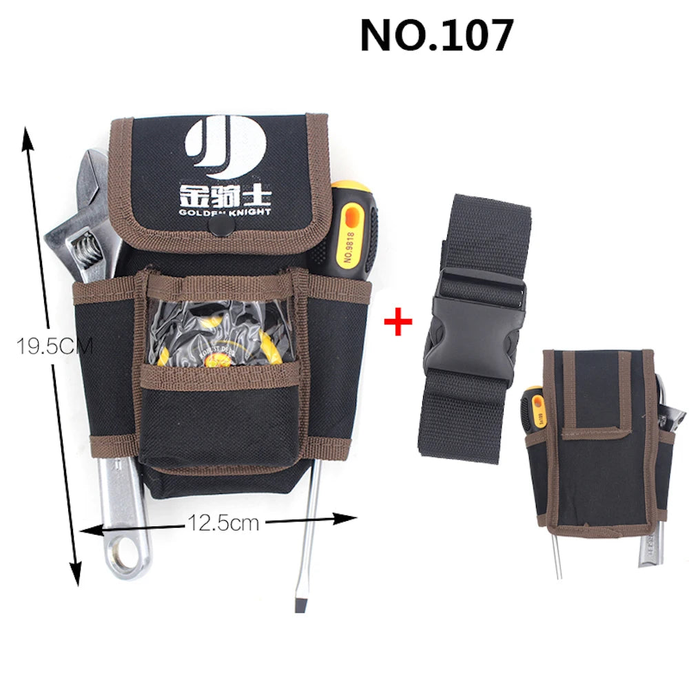 Waist Tool Pack Ample Storage for Electricians Carpenters Contractors Technicians Multiple Pockets Efficient Tool Organization