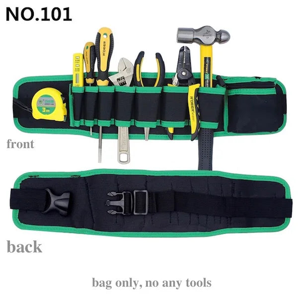 Waist Tool Pack Ample Storage for Electricians Carpenters Contractors Technicians Multiple Pockets Efficient Tool Organization