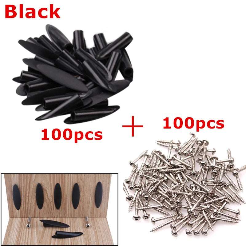 200pcs Plastic Pocket Hole Screws Plugs Kit For Woodworking Drill Guide Pocket Hole Jig System Wood Doweling Drilling Tools