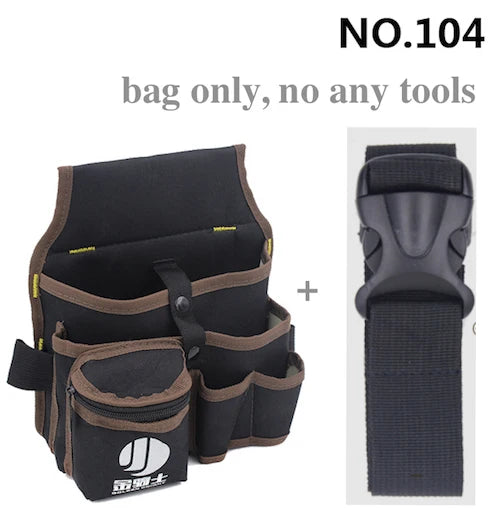 Waist Tool Pack Ample Storage for Electricians Carpenters Contractors Technicians Multiple Pockets Efficient Tool Organization