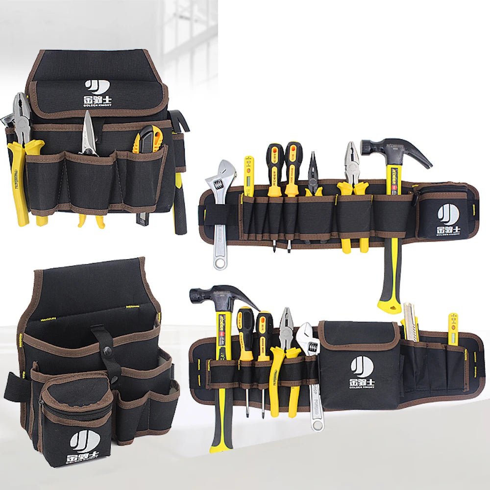 Waist Tool Pack Ample Storage for Electricians Carpenters Contractors Technicians Multiple Pockets Efficient Tool Organization