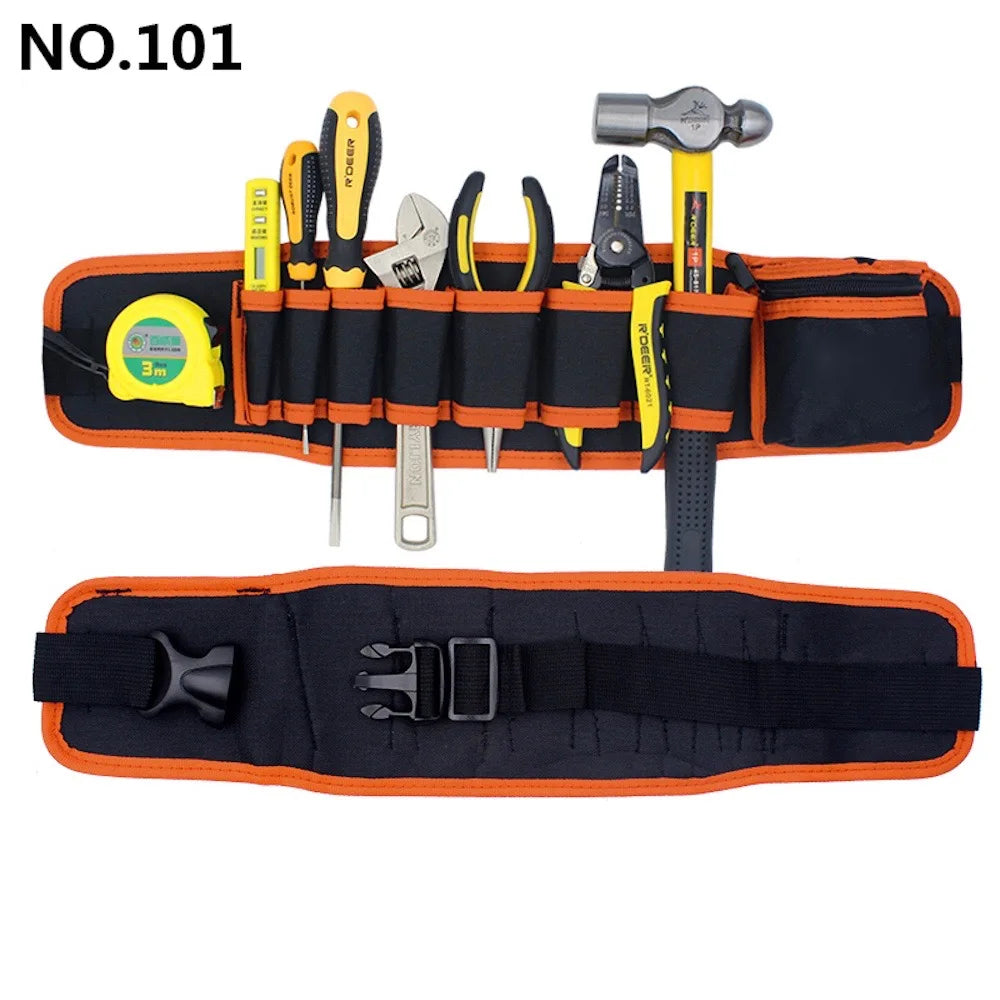 Waist Tool Pack Ample Storage for Electricians Carpenters Contractors Technicians Multiple Pockets Efficient Tool Organization