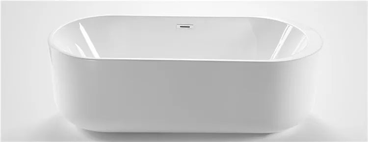 Acrylic large stand alone 1700mm bathtub freestanding bath deep soaking tub