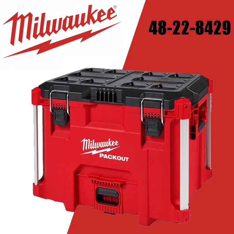 Milwaukee 48-22-8429 PACKOUT 22" Portable Durable Storage Modular XL Tool Box Organizer Heavy-Duty Large Tool Box