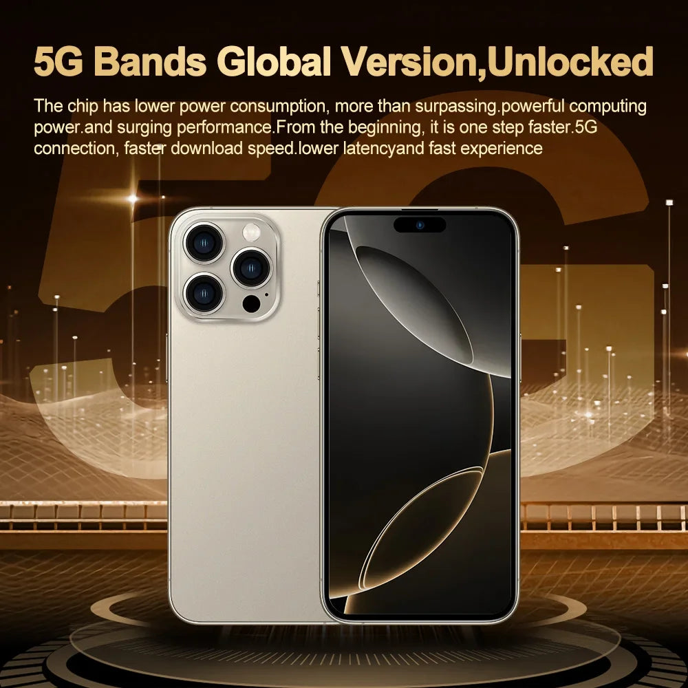 Original For Brand New XS16 Pro+ Smartphone 7.3 inch Full Screen 4G 5G Cell Phone 7800mAh Mobile Phones Global Version