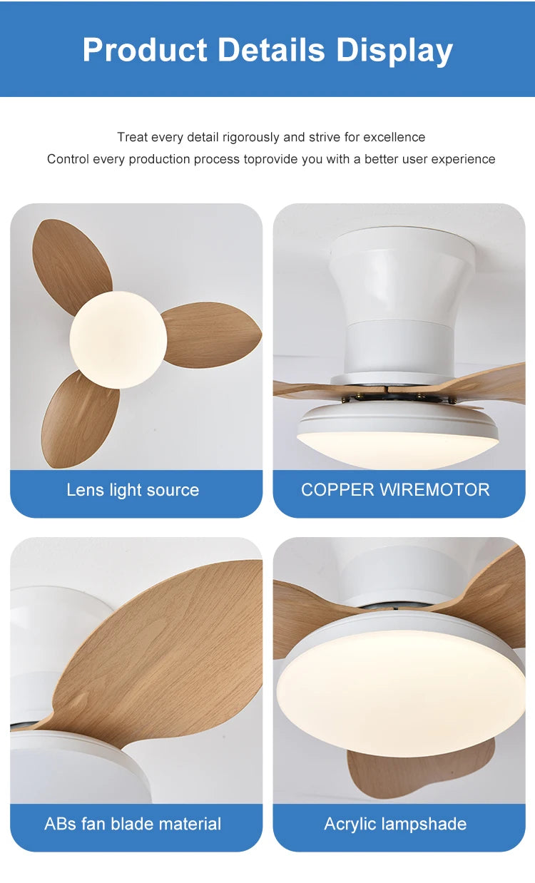 Versatile Ceiling Fan Light for Bedroom, Dining Room, and Living Room | Countryside Renovation Supplies