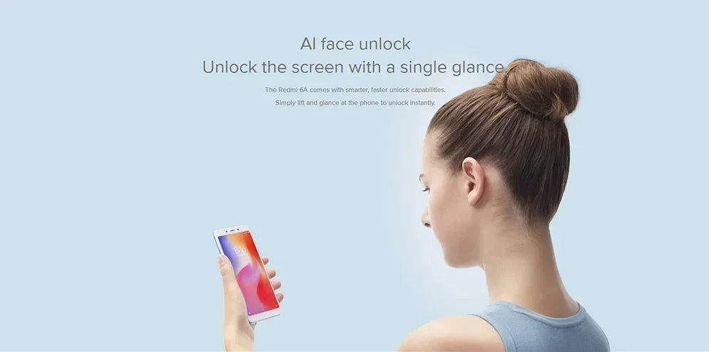 Original Xiaomi Redmi 6A 3GB 32GB Smartphone Wholesale Xiaomi Mobile Phones Unlocked Android Google Play Global Frimware