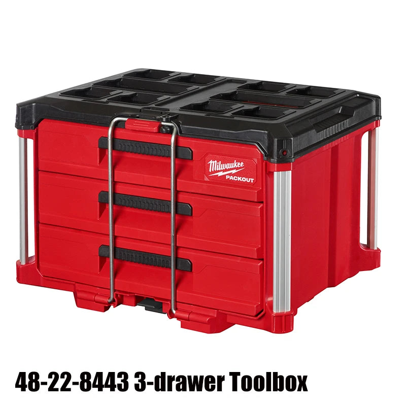 Milwaukee PACKOUT Stackable Drawer Tool Box 48-22-8442 48-22-8443 48-22-8444 48-22-8447 Heavy Storage Case Tool Accessories