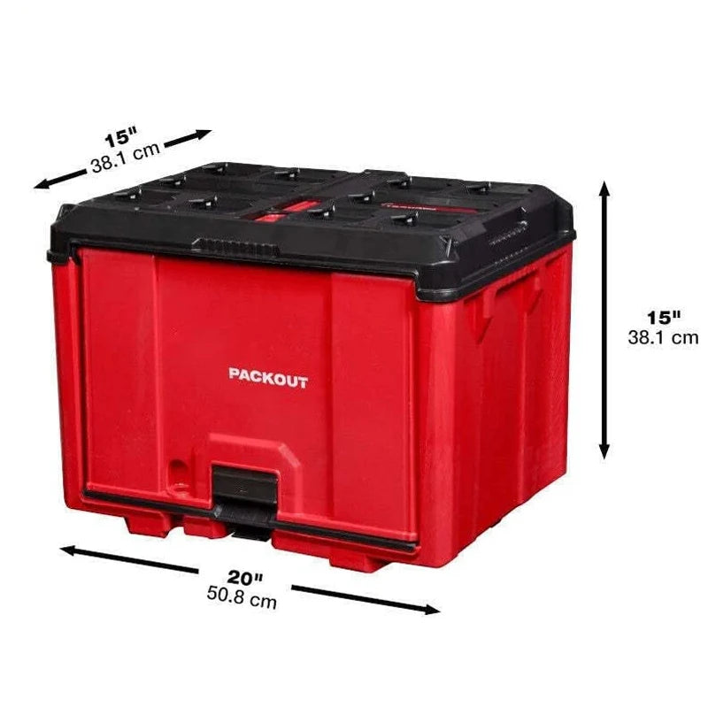 Milwaukee 48-22-8445 Impact Resistance Polymer Cabinet Storage System Can Suspension Stacking Tool Box