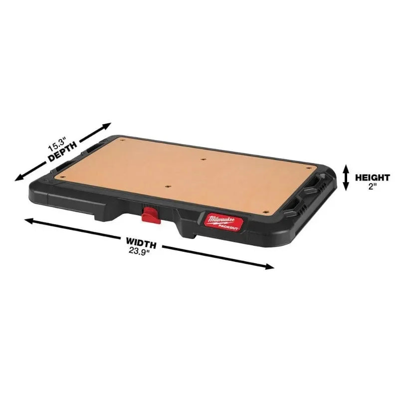 Milwaukee 48-22-8488 PACKOUT Customizable Durable Workbench Installation Surface Flat Workbench Tool Board