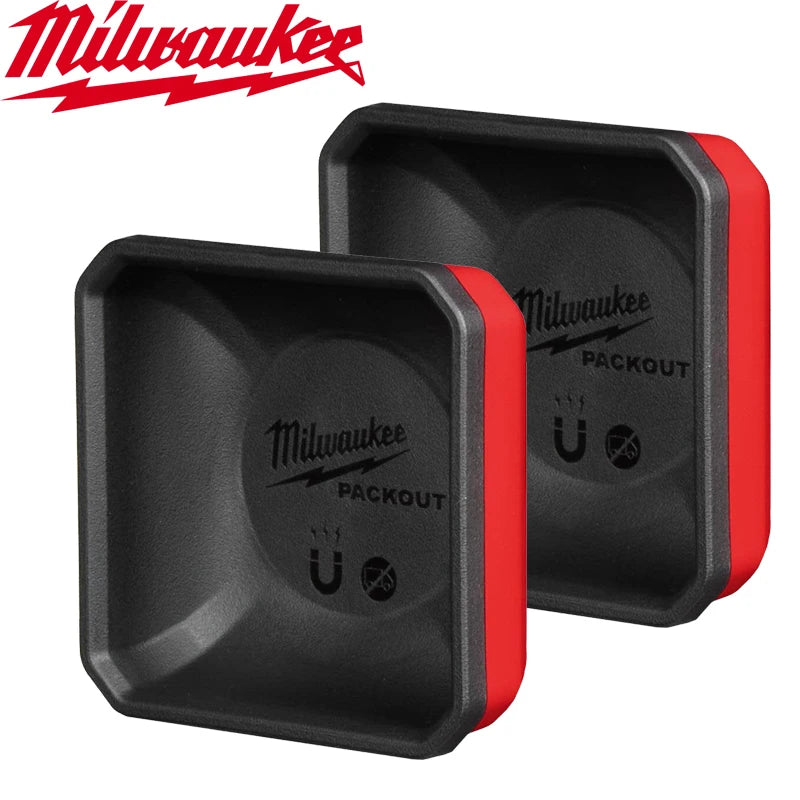 Milwaukee PACKOUT 48-22-8070 Magnetic Bin Hang Organize Storage Tool Box Tool Accessories Small Items Magnetic Dish