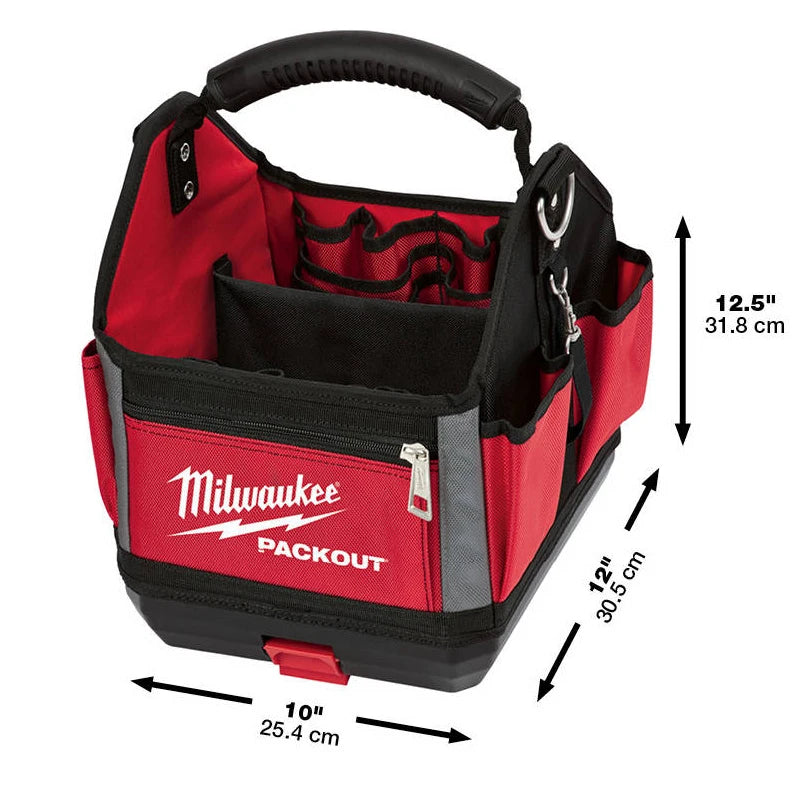 Milwaukee Electric Tool 48-22-8310 Packout 10" Storage Tote Red Storage Tool Accessories Bag