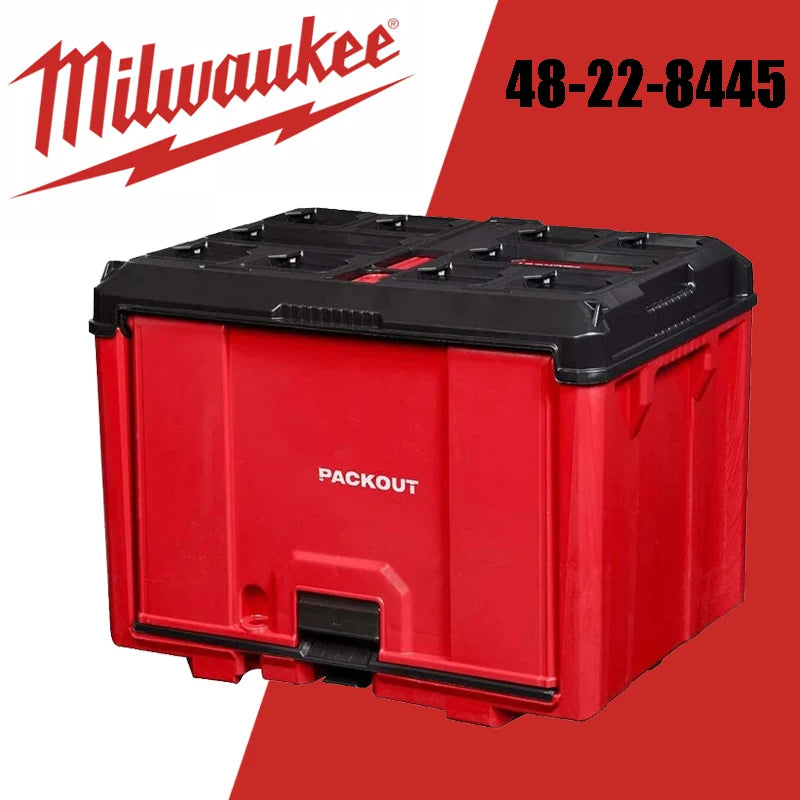 Milwaukee 48-22-8445 Impact Resistance Polymer Cabinet Storage System Can Suspension Stacking Tool Box