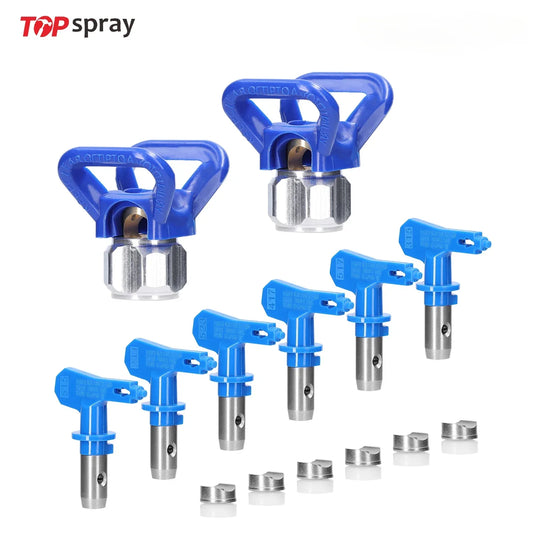 Airless Paint Nozzles Set Reversible Spraying Machine Tips Airless Paint Sprayer Nozzle Kit Sprayer Spraying Machine Accessory