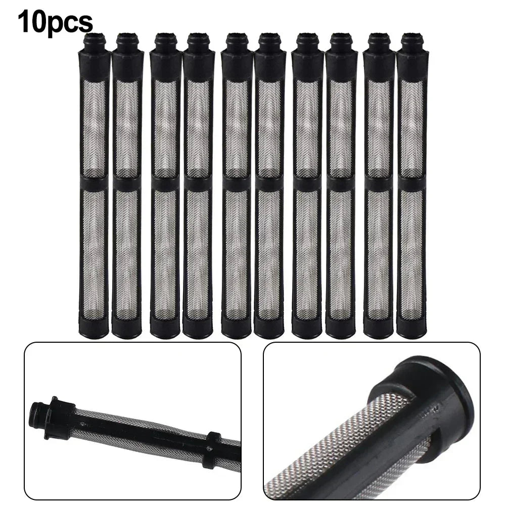 10PCS 60Mesh Airless Paint Sprayer Pump Contractor Filter 11 Cm For Replacement 287032 Spray Nozzle Power Tool Parts