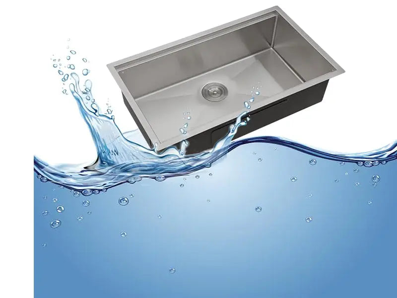 30  Kitchen Sink Workstaion 30x19 Inch Single Bowl Stainless Steel 16 Gauge Workstation Kitchen Sinks One Basi