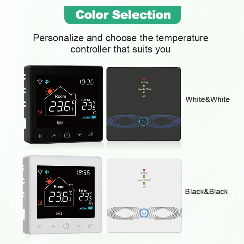 Tuya Smart Home Wifi Boiler Thermostat Wireless 433MHZ Water Boiler Heating Digital Thermoregulator Smart Life Alexa Google Home