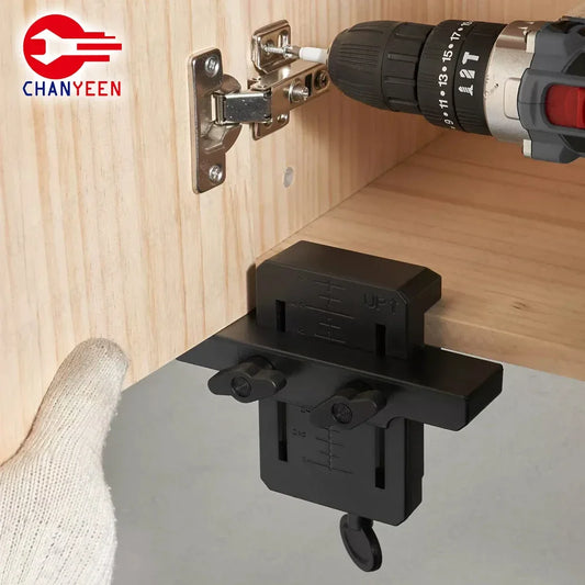 Easy Install Cabinet Door Mounting Jig Cabinets Frame Clamp Household Hidden Door ABS Plastic Mounting Support Woodworking Tools