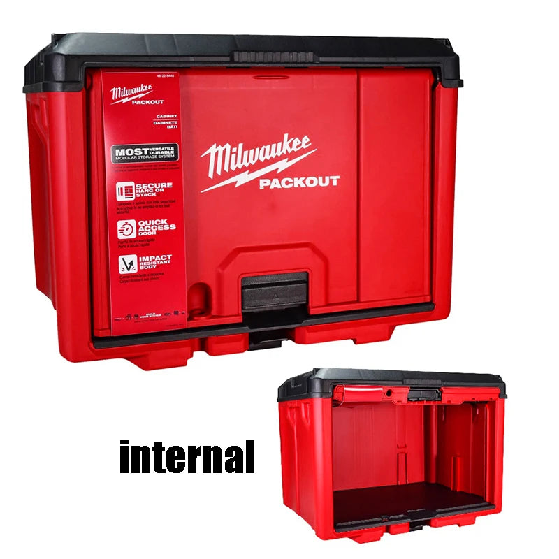 Milwaukee 48-22-8445 Impact Resistance Polymer Cabinet Storage System Can Suspension Stacking Tool Box