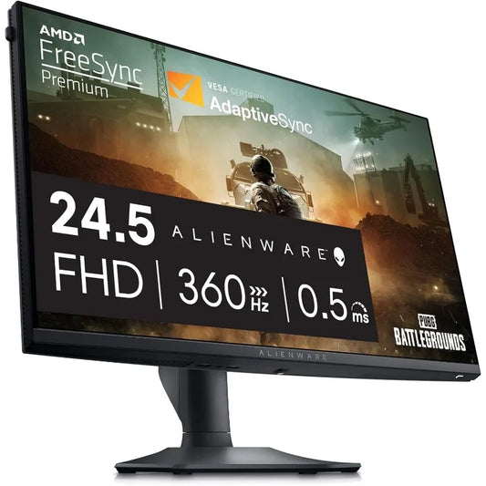 25 Gaming Monitor AW2523HF 24.5" IPS LED FHD - Monitor (USB, HDMI) Height/Tilt/Pivot Adjustability - Dark side of the Moon