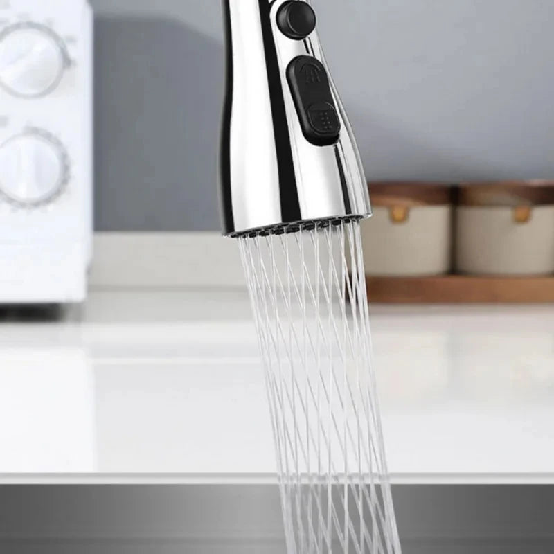 Universal Kitchen Faucet Extender 360° Swivel Aerator Plastic Splash Guard Strainer Sink Aerator Spout