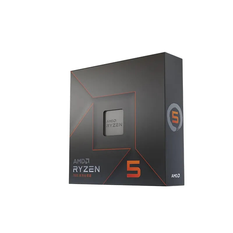 NEW AMD Ryzen 5 7600X R5 7600X 4.7 GHz 6-Core 12-Thread PCIE 5.0 105W CPU Processor 5NM L3=32M 100-000000593 LGA AM5 프로세서 Gaming