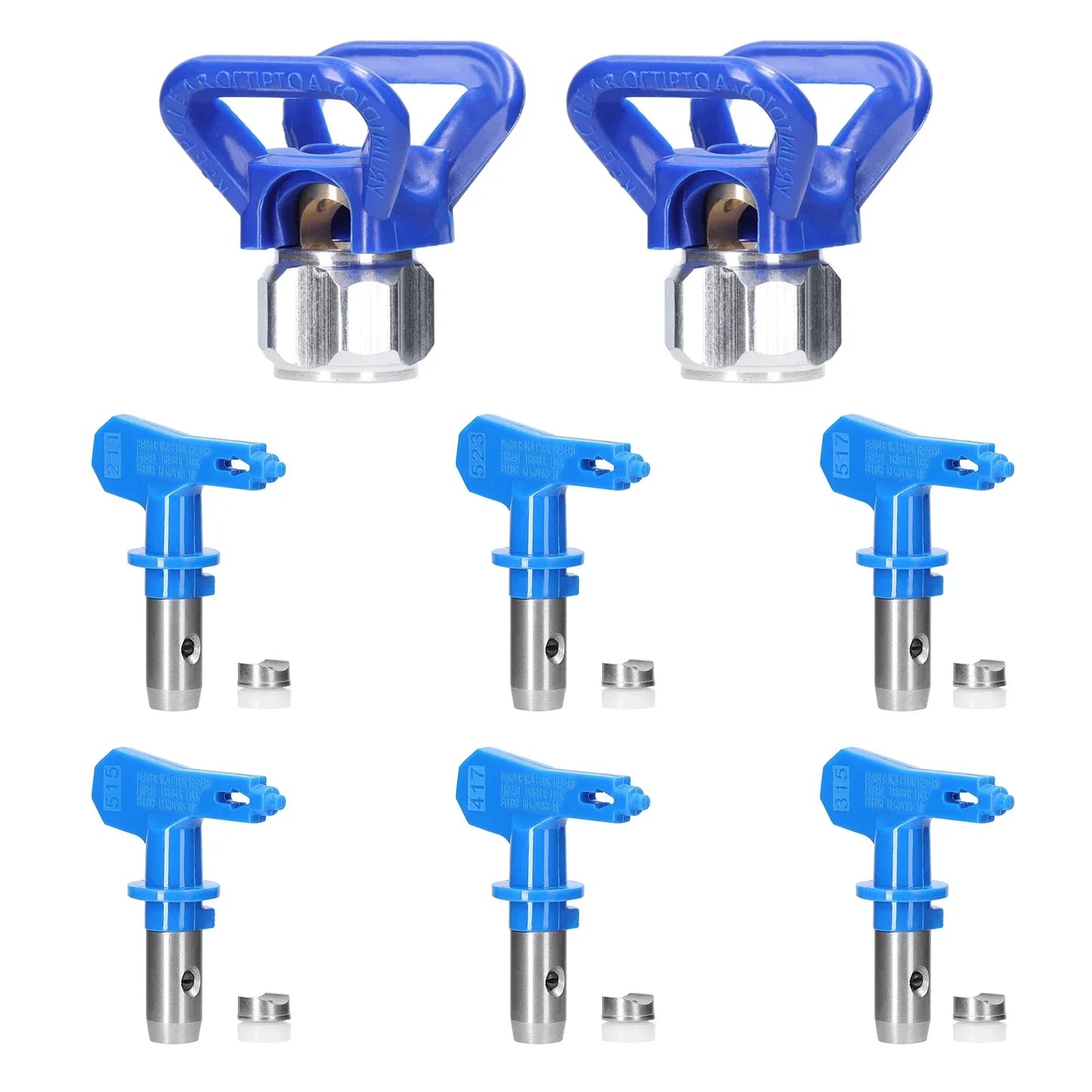 Airless Paint Nozzles Set Reversible Spraying Machine Tips Airless Paint Sprayer Nozzle Kit Sprayer Spraying Machine Accessory