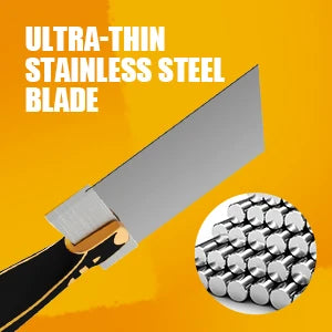 TOLESA Stainless Steel Taping Knife 5Pcs with 0.5mm Thickness Flexible Blades Drywall Knife Tools for Finishing Hole Patching