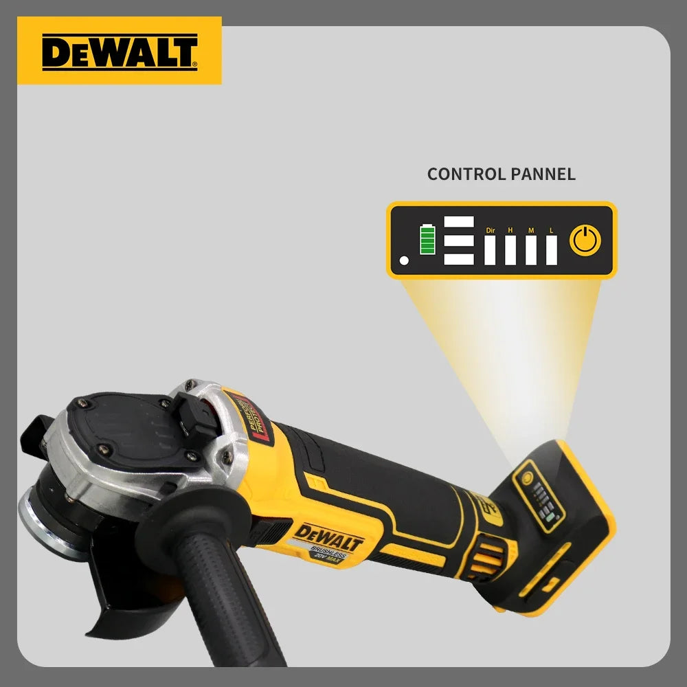 DEWALT DCG405 100/125mm 18V lithium battery brushless flat head angle grinder bare machine tool cutting machine