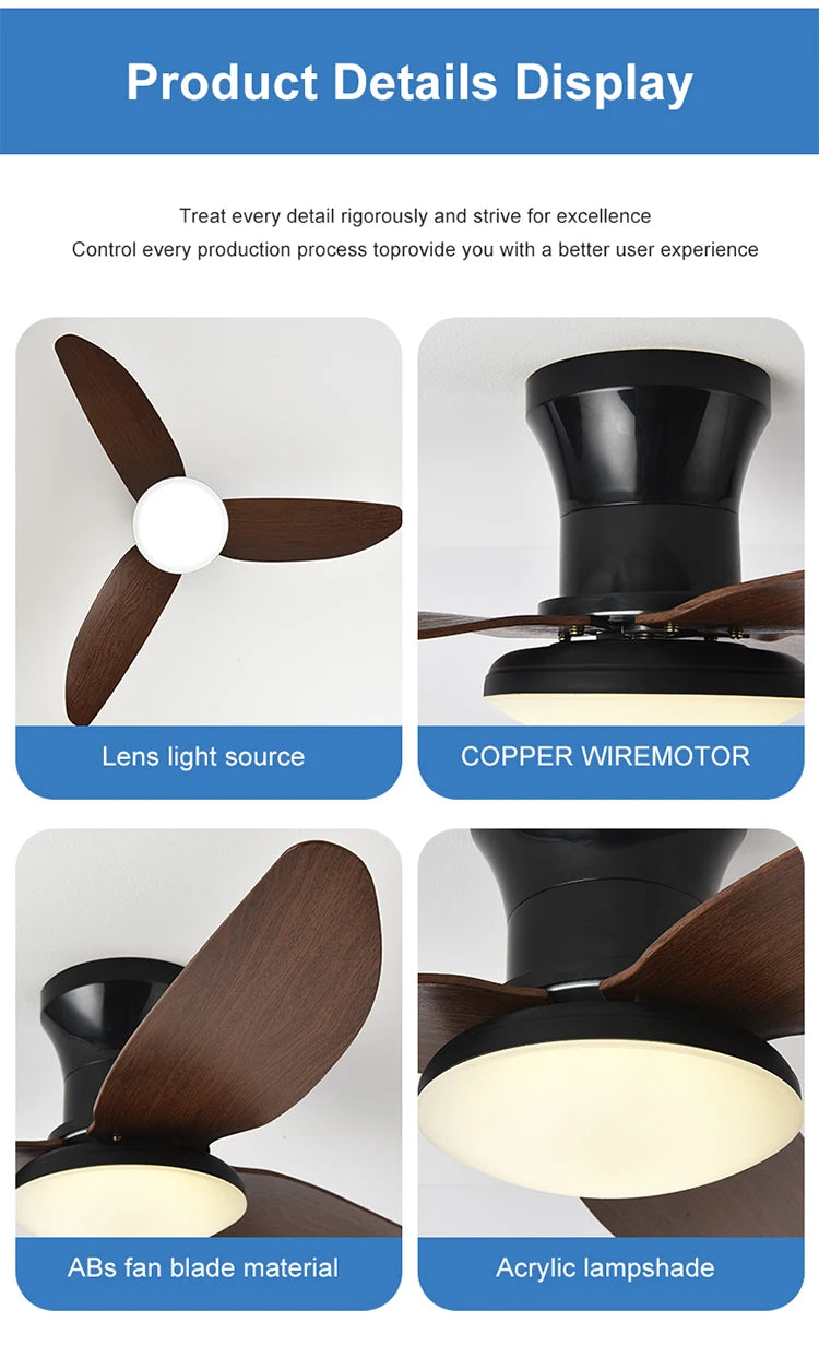 Versatile Ceiling Fan Light for Bedroom, Dining Room, and Living Room | Countryside Renovation Supplies