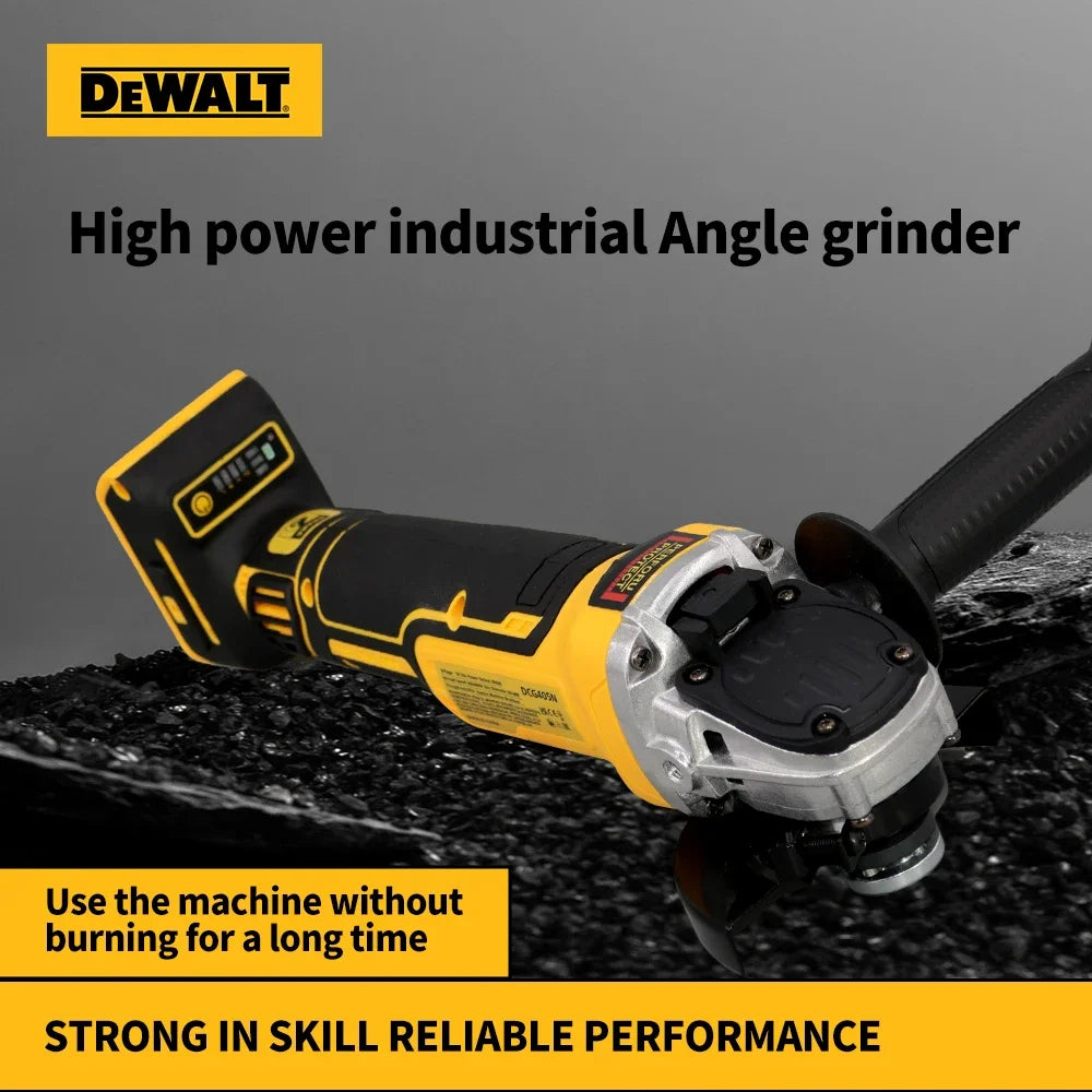 DEWALT DCG405 100/125mm 18V lithium battery brushless flat head angle grinder bare machine tool cutting machine