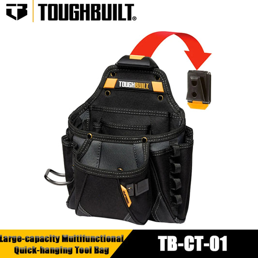 TOUGHBUILT TB-CT-01 Contractor Pouch  Large-capacity Multifunctional Quick-hanging Tool Bag Tool Kit Storage Bag