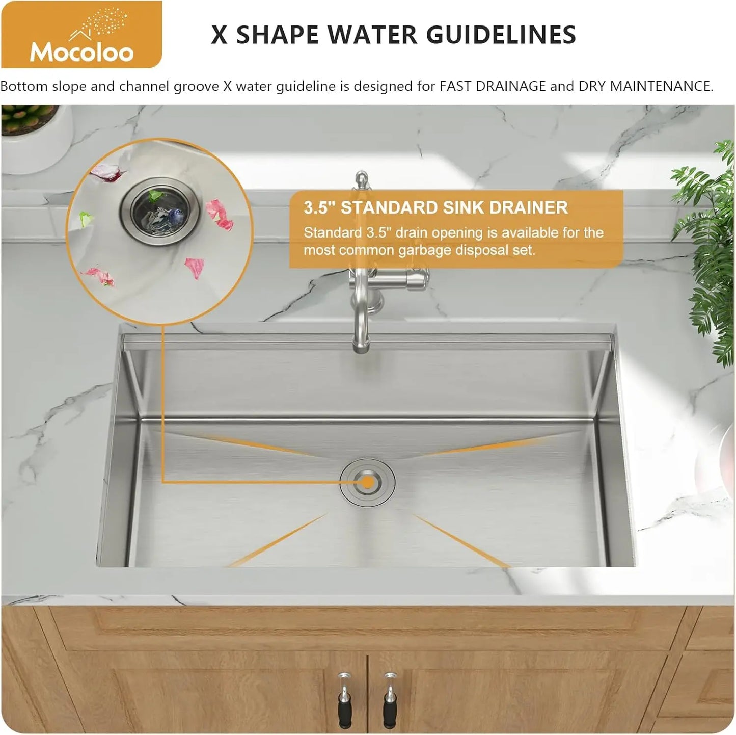 30  Kitchen Sink Workstaion 30x19 Inch Single Bowl Stainless Steel 16 Gauge Workstation Kitchen Sinks One Basi