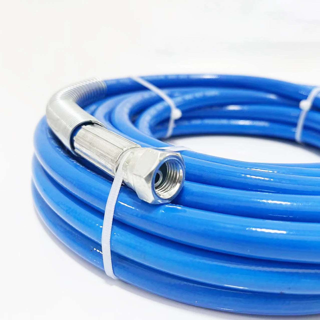 Premium 1/4 Airless Paint Spray Hose - High Pressure Flexible Fiber Nylon Tube