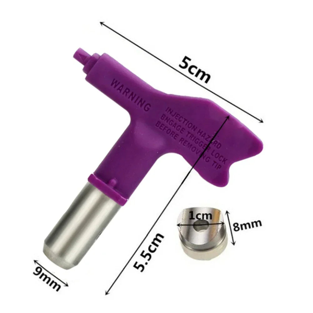 Airless Spray Tip Nozzle Spray Gun Paint Sprayer Fine Finish Seal Nozzle 209 - 655 Airbrush Tip For Wagner/ Graco Power Tool