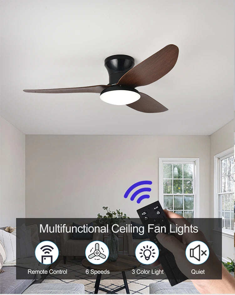 Versatile Ceiling Fan Light for Bedroom, Dining Room, and Living Room | Countryside Renovation Supplies