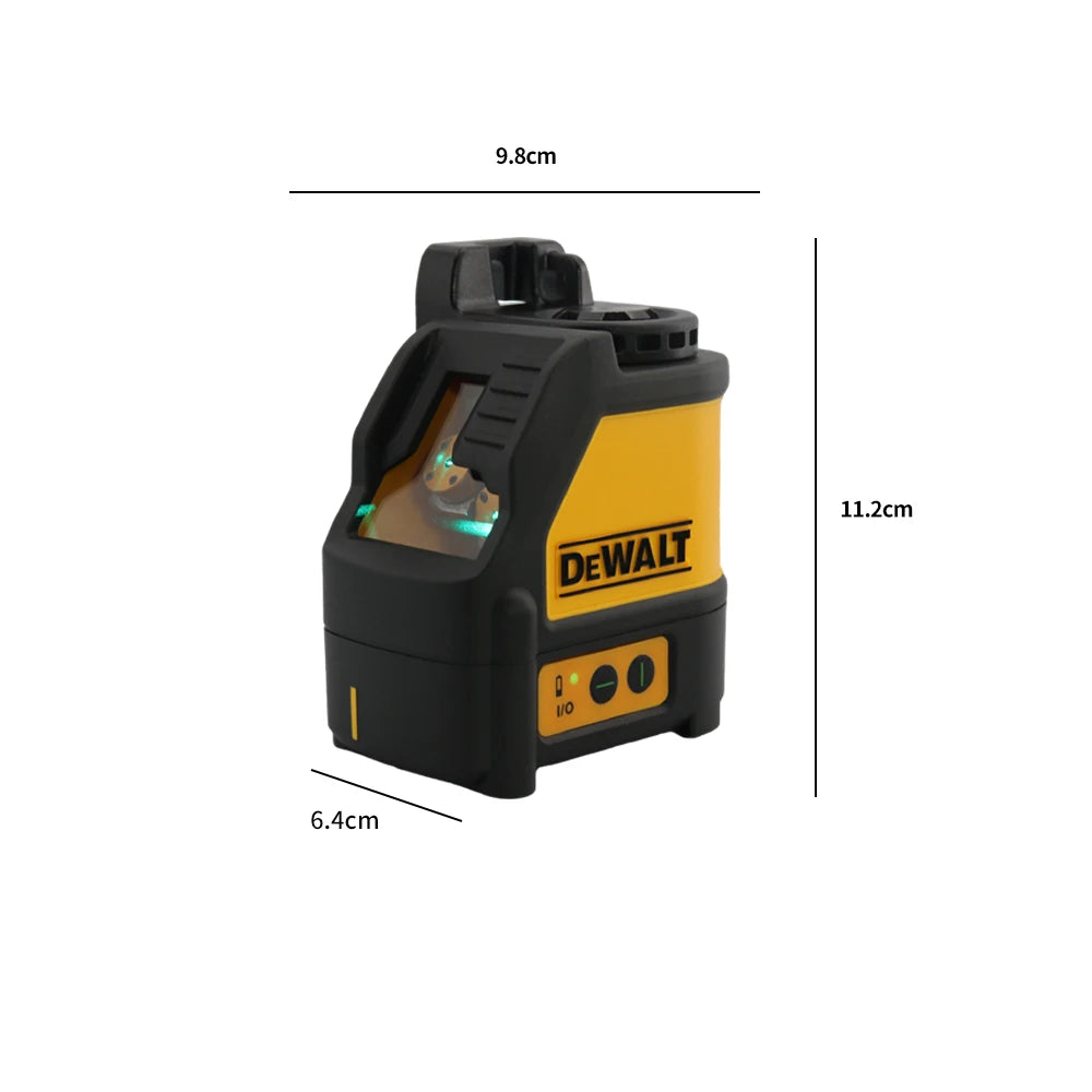 DEWALT DW088CG Laser Level With Case 30m Self-Leveling Cross Line Green Cross Line Lase Horizontal Vertical Laser Level 2-Line