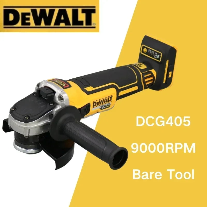 DEWALT DCG405 100/125mm 18V lithium battery brushless flat head angle grinder bare machine tool cutting machine