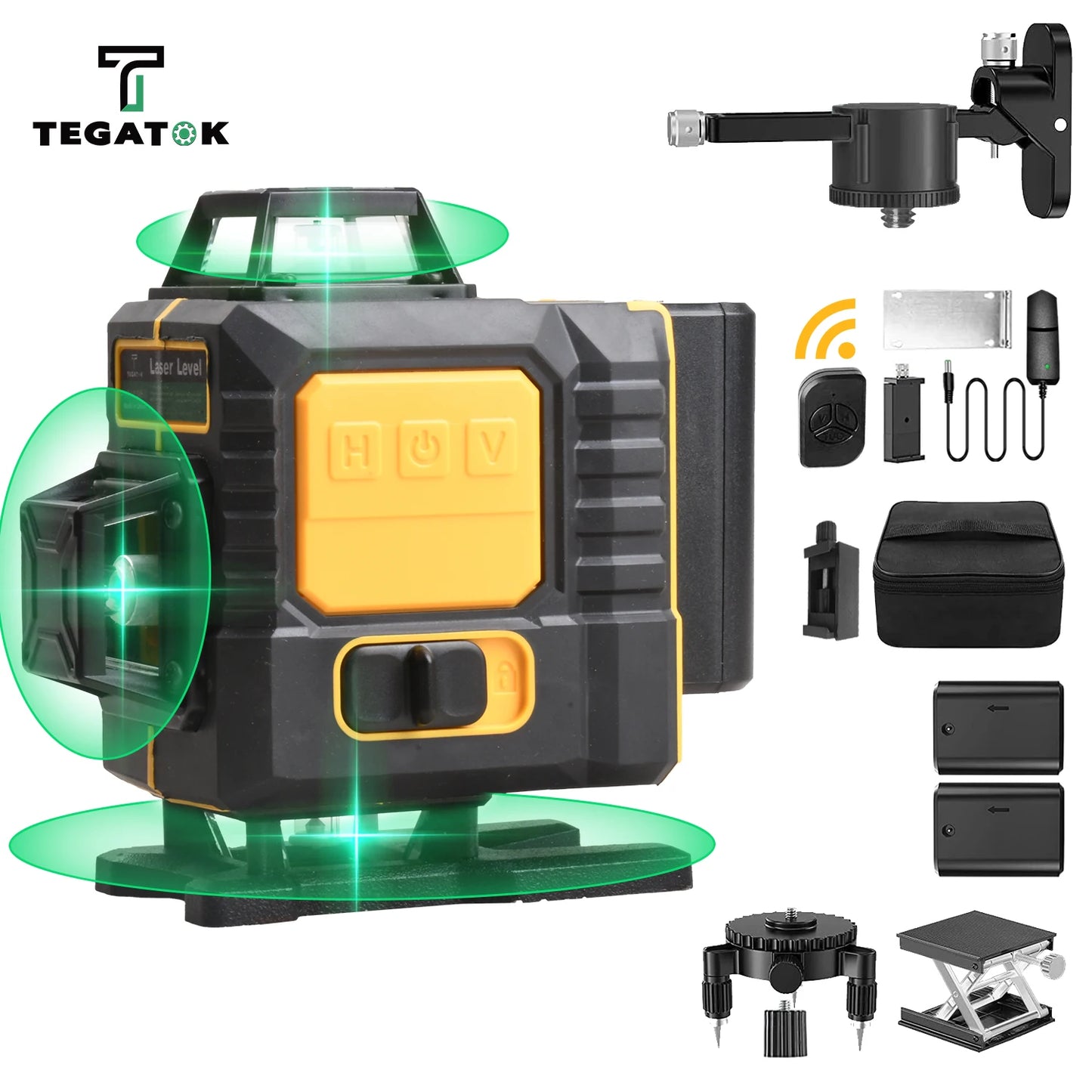 New 16 Lines 4D Laser Level Green Line Self-Leveling 360 Horizontal And Vertical Super Powerful Laser Level Green Beam Laser