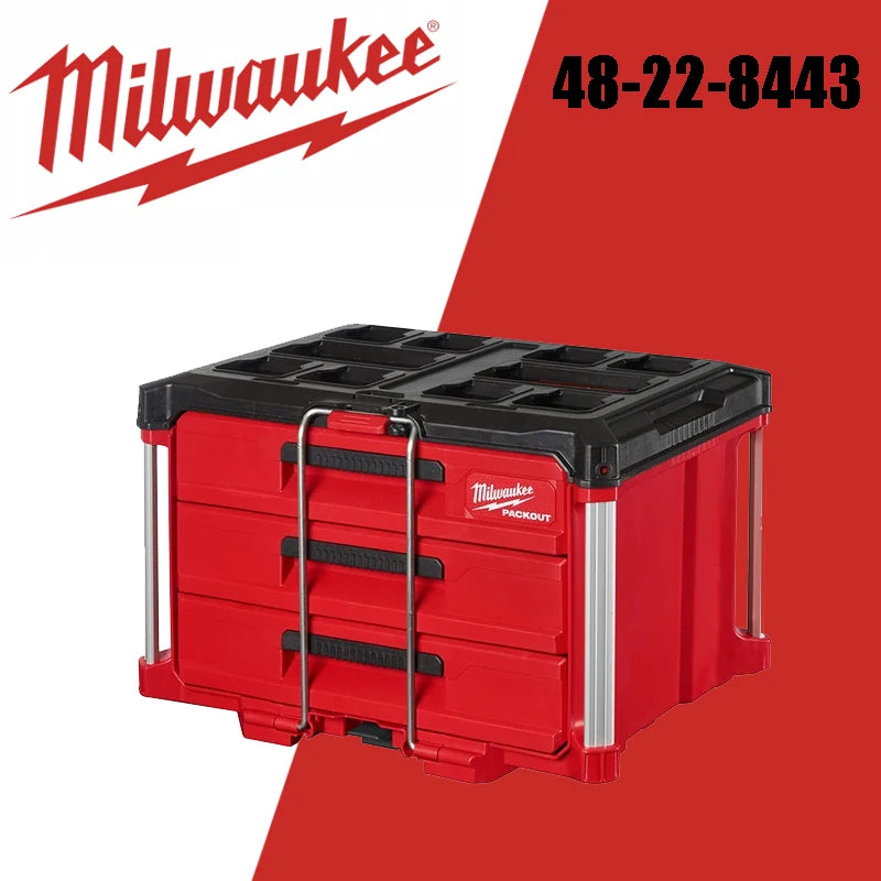 Milwaukee Tool Box PACKOUT Stackable 48-22-8442 48-22-8443 48-22-8444 48-22-8447 Super Large Capacity Storage Tool Drawer Box